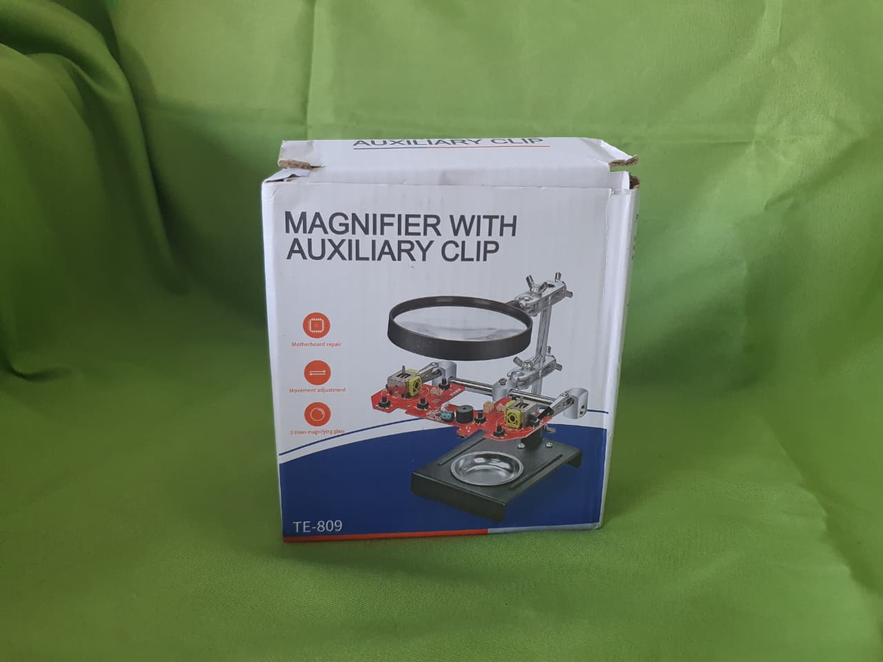 A lupa com suporte e clipe auxiliar modelo TE-809 - Imagem 2